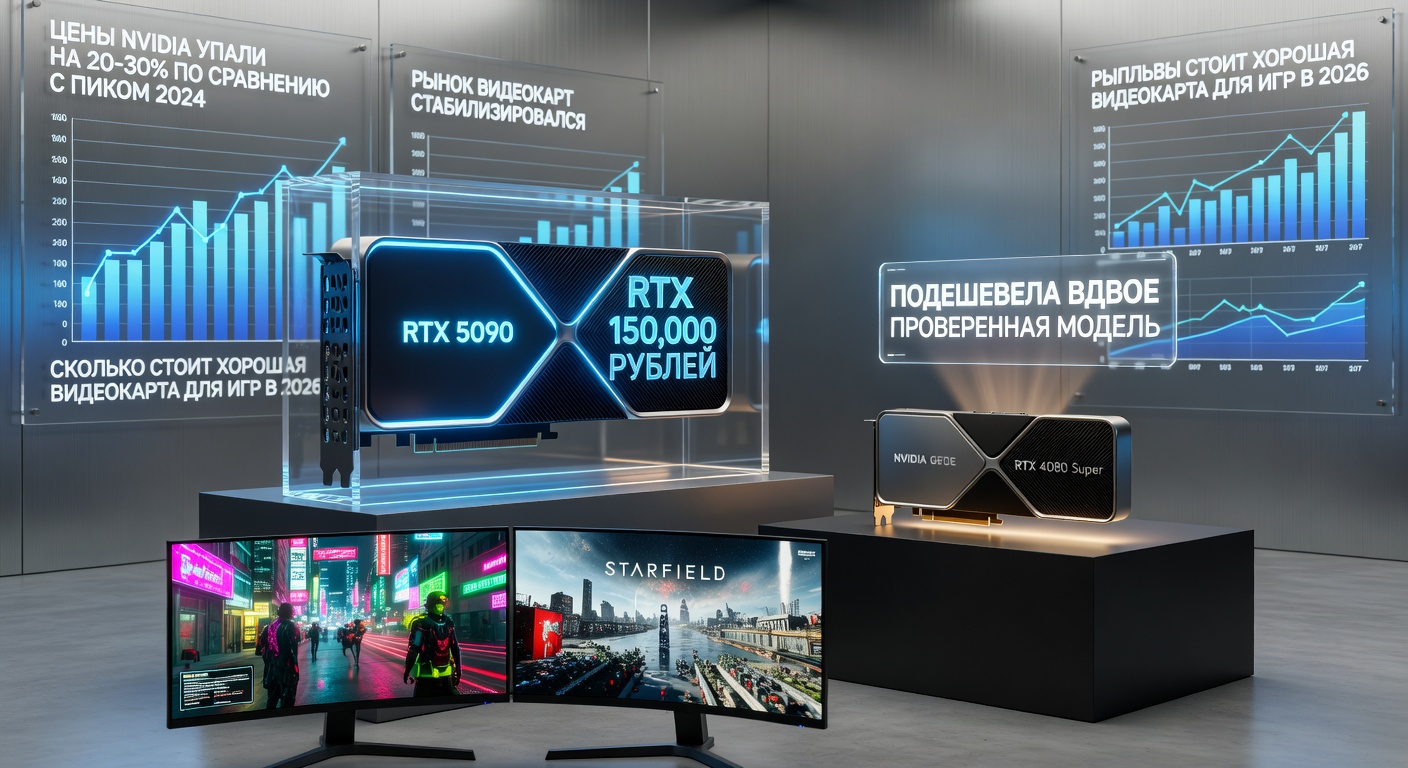 Сколько стоит хорошая видеокарта для игр в 2026: разбираем ценовые сегменты: какие модели актуальны и стоят своих денег в 2026