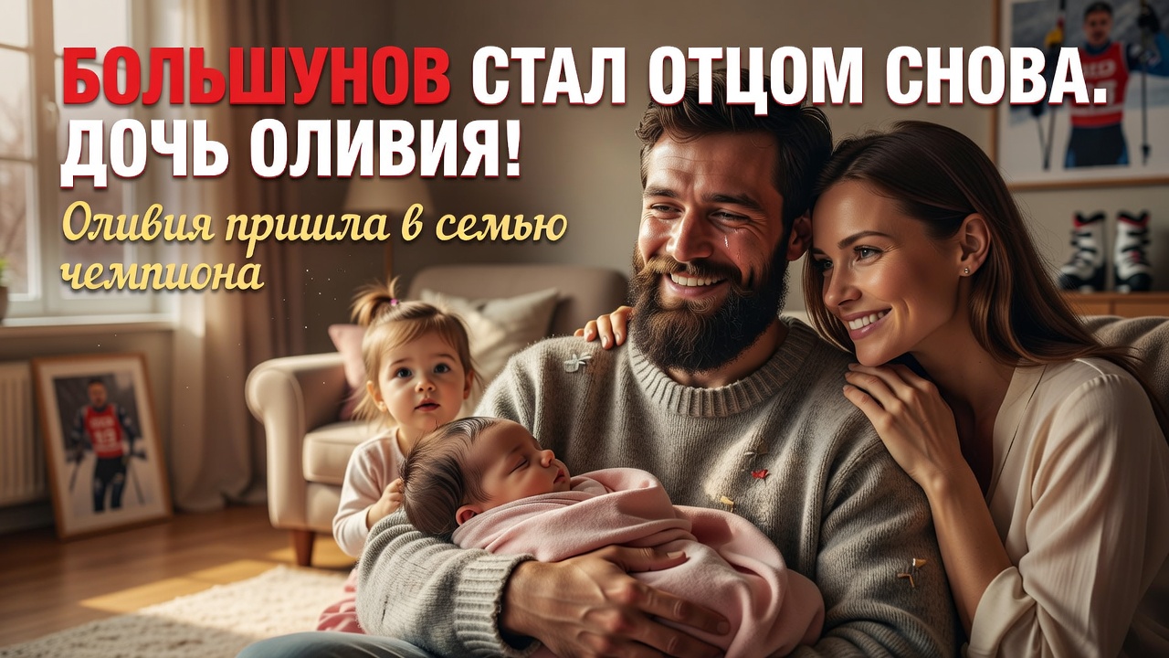 Большунов стал отцом снова. Дочь Оливия!