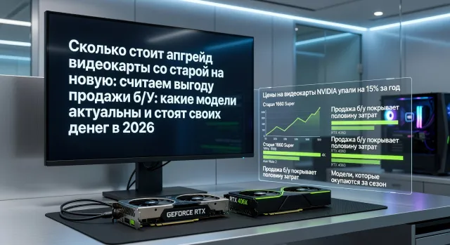 Сколько стоит апгрейд видеокарты со старой на новую: считаем выгоду продажи б/у: какие модели актуальны и стоят своих денег в 2026